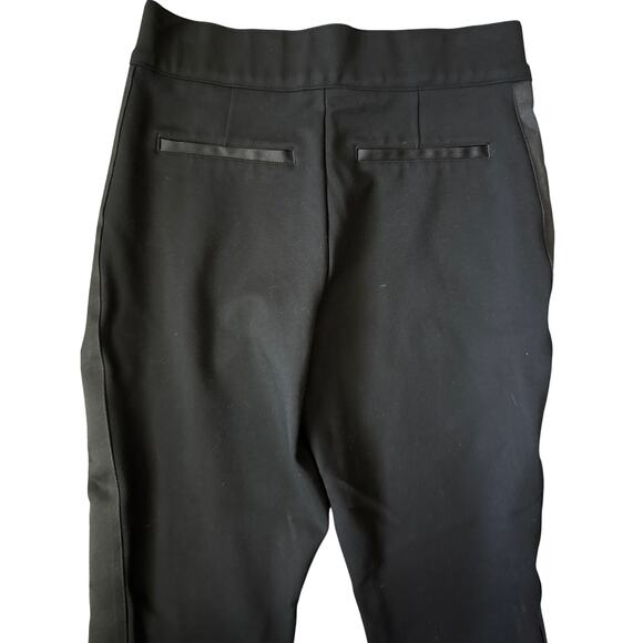 Spanx Perfect Ponte Straight Pants With Satin SideTape Black Size Small - Picture 10 of 13
